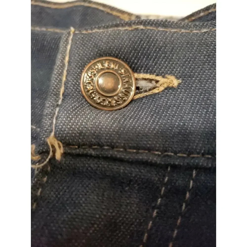Early Levi's Vintage Grunge Men's Boys Blue Tag Jeans Small Big E 28x30